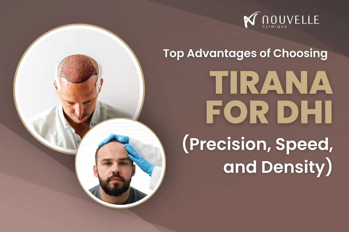 DHI hair technique in Tirana - Get better results at a low cost.