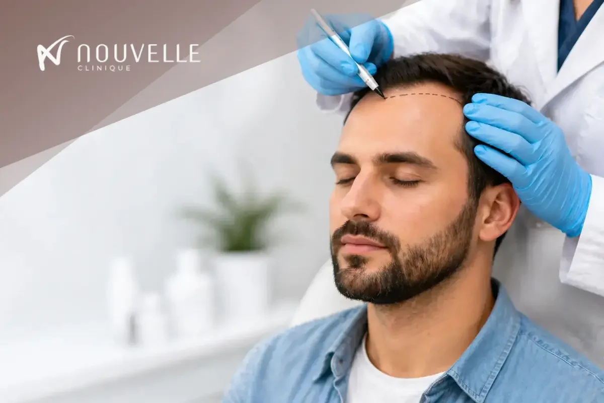Hair transplant recovery after DHI in Tirana
